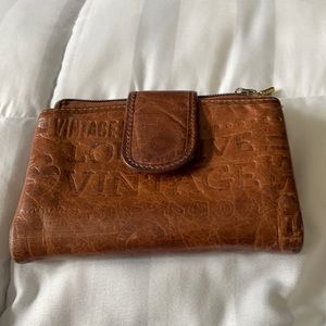 Fossil wallet. Brown leather